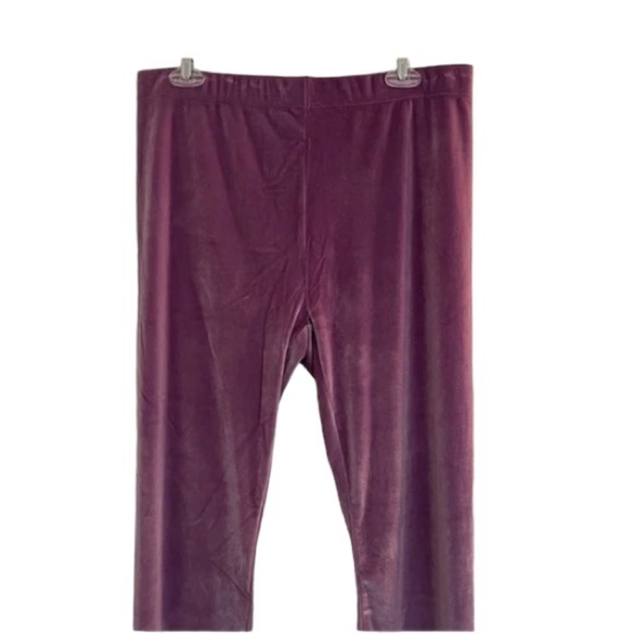Pink Fabletics Emma Velour Leggings XXL. NWT - Picture 4 of 7